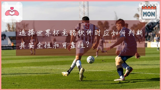 选择世界杯竞猜软件时应如何判断其安全性和可靠性？